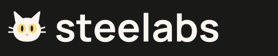 Steelabs dark wordmark
